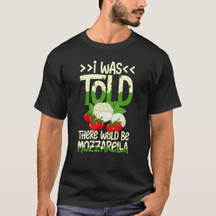 Camiseta Receitas de Queijo Mozzarella Búfala Italiano Fres