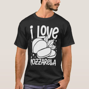 Camiseta Receitas de Queijo Mozzarella Buffalo Italiano Fre