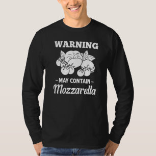 Camiseta Receitas de Queijo Mozzarella Buffalo Italiano Fre