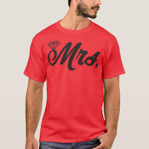 Camiseta Recém-Casada Senhora Esposa Noiva Encontro Casamen