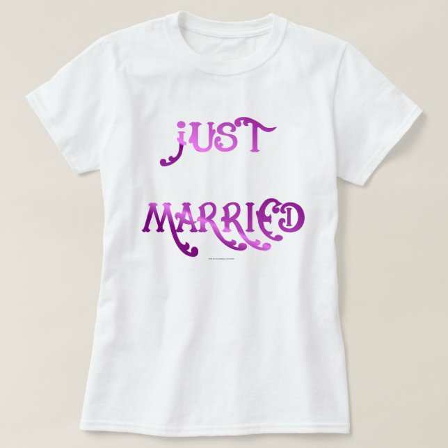 Camiseta Recem casados (Frente do Design)