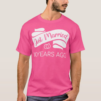 Camiseta Recem casados 10 Anos Atrás V