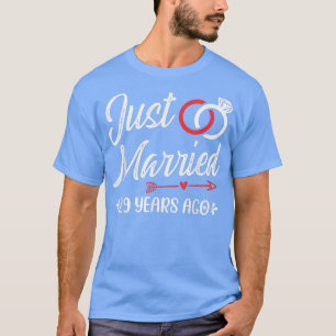 Camiseta Recem casados 29 Anos Atrás, Feliz 29º Casamento A