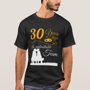 Camiseta Recem casados 30 Anos Atrás 30 de Casamento