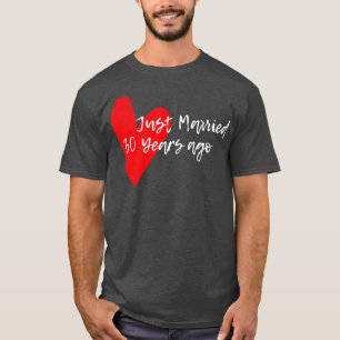 Camiseta Recem casados 30 Anos Atrás Esposa Hus Aniversário