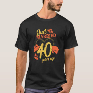 Camiseta Recem casados 40 Anos Atrás Relacionamento Com Ané