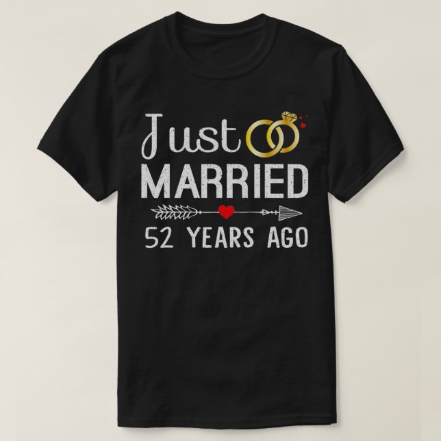 Camiseta Recem casados 52 Anos Atrás, 52º Encontro de Anive (Frente do Design)