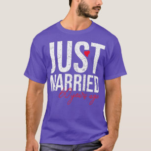 Camiseta Recem casados 60 Anos Atrás 60 Aniversário de Casa