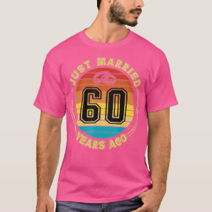 Camiseta Recem casados 60 Anos Atrás Casamento Romântico 60