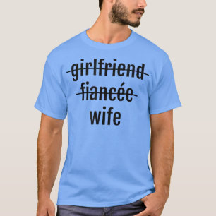 Camiseta Recem casados Casamento Celebrado Mulher Apaixonad