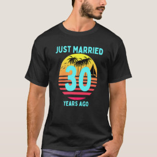 Camiseta recem casados de 30 anos Casamento de 30 anos