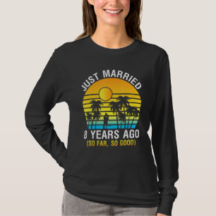 Camiseta Recem casados De Casamento Da Mulher Do Marido, Há