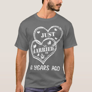 Camiseta recem casados do 60º Casal de aniversário de casam