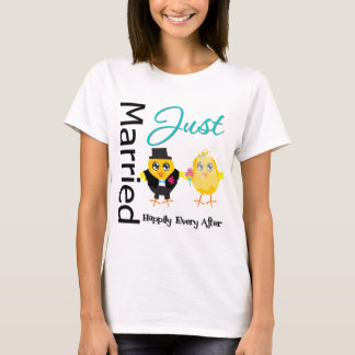 Camiseta Recem casados Feliz Depois