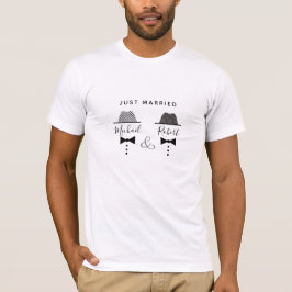 Camiseta Recem casados Gay Wedding