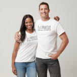 Camiseta Recem casados para o Casamento direito de um segun<br><div class="desc">"Recem casados! Desta vez para a direita" Romântica Cita a Camisa de Casamento da Tipografia para o Segundo Casamento de Novas Semanas :)</div>