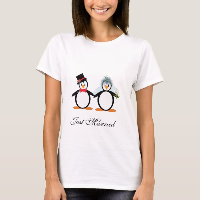 Camiseta Recem casados Pengos (Frente)