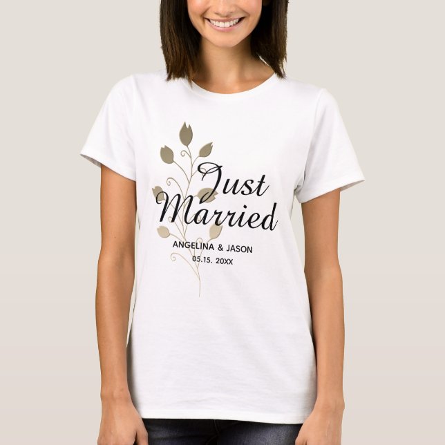 Camiseta Recem casados Wedding (Frente)