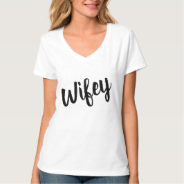 Camiseta Recem casados Wifey