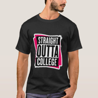 Camiseta Recém-Formada na Faculdade Graduada Formatura Garo