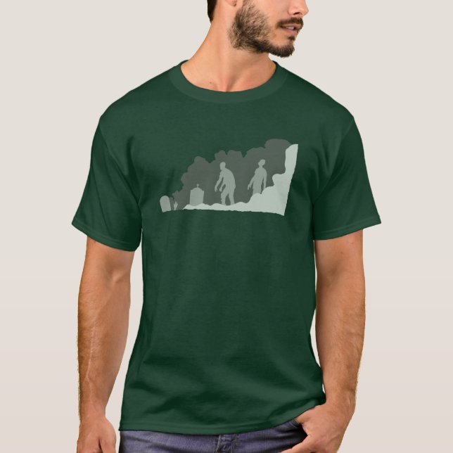 Camiseta Recentemente o Undeceased - verde (Frente)