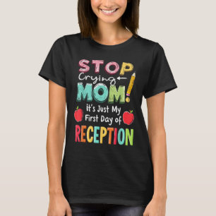 Camiseta Recepção De Volta à Escola Primeiro Dia Da Creche
