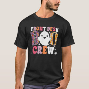 Camiseta Recepção do Dia das Bruxas de Fantasmas Engraçado