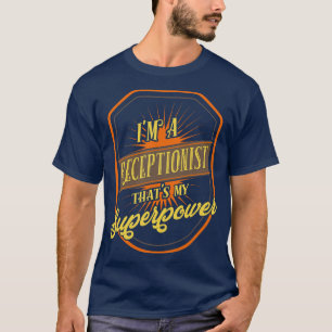 Camiseta Recepção Recepcionista
