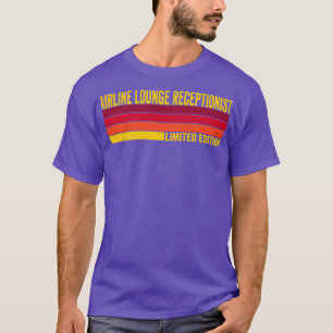 Camiseta Recepcionista da Airline Lounge