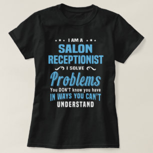 Camiseta Recepcionista do Salão
