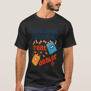 Camiseta Recepcionista Veterinária Clínica Animal Hospital 
