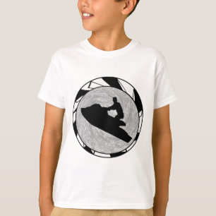 CAMISETA RECEPTOR ACÚSTICO DO ESQUI DO JATO