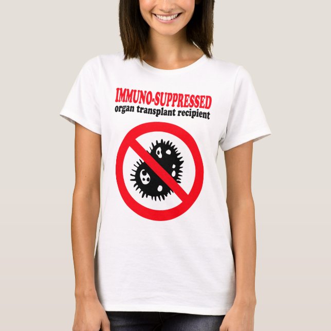 Camiseta receptor Immuno-suprimido da transplantação de (Frente)