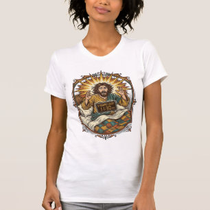 Camiseta Recibo de Compras Online de Jesus Embriagado na Ma