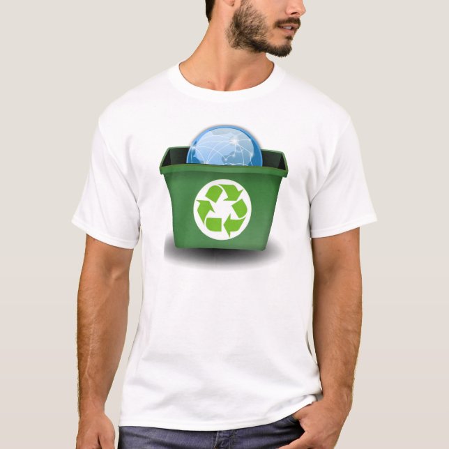 Camiseta Recicl a terra (Frente)