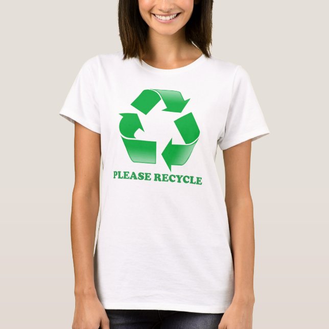 Camiseta Recicl por favor (Frente)