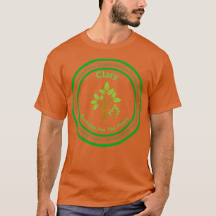 Camiseta Reciclagem Clary Name Siga verde com reciclagem