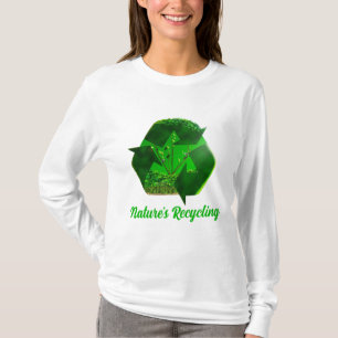 Camiseta Reciclagem da natureza
