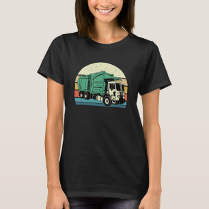 Camiseta Reciclagem de Reciclagem de Coletor de Lixo de Cam