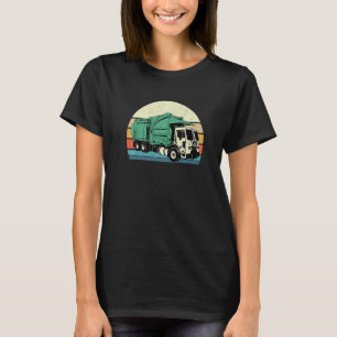 Camiseta Reciclagem de Reciclagem de Coletor de Lixo de Cam