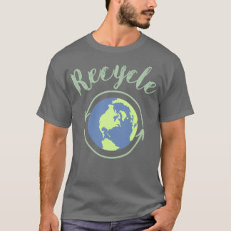 Camiseta Reciclagem de salvar o planeta