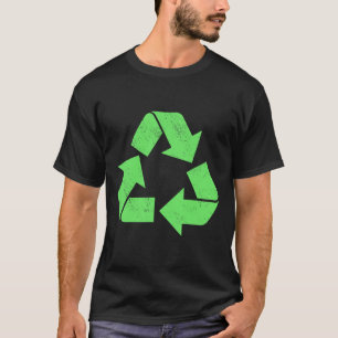 Camiseta Reciclagem Vintage Logotipo Ambiental Reciclar Ea