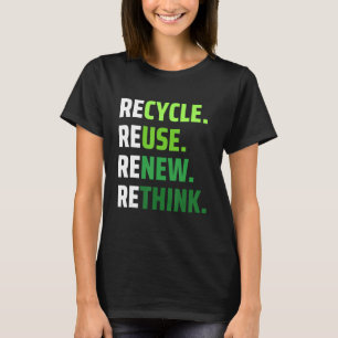 Camiseta Reciclar de Ativismo Ambiental Utiliza Nova Terra