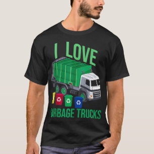 Camiseta Reciclar de Gestão de Resíduos de Caminhões de Lix