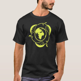 Camiseta Reciclar Reduz Reutilização de Folhas de Árvore Ve