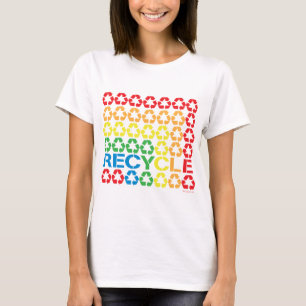 Camiseta reciclar retro