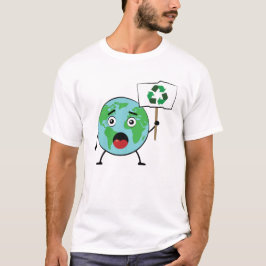 Camiseta Recicle - Apelo de Ativismo Pelo Personagem da Ter