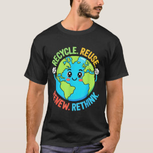 Camiseta Recicle reutilize renove repensar dia da terra men