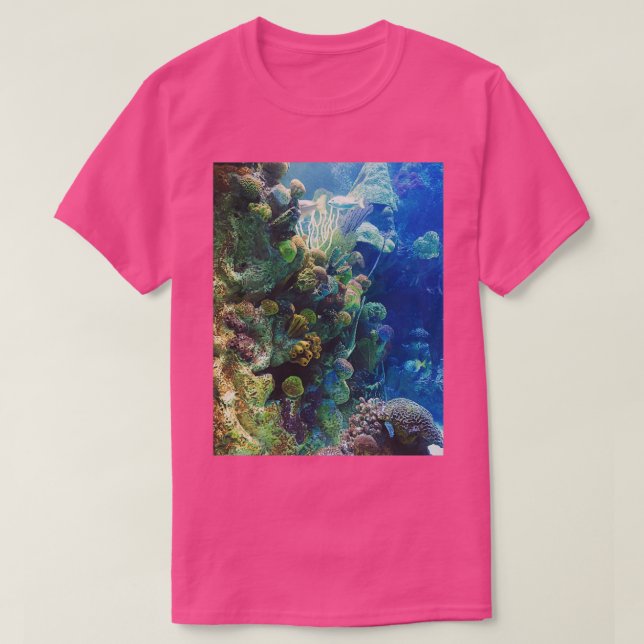 Camiseta Recife de Aquário (Frente do Design)