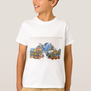 Camiseta Recife de corais da camuflagem